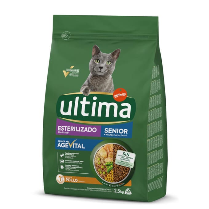 Ultima Sterilized Senior Kip - Dubbelpak: 2 x 2,5 kg