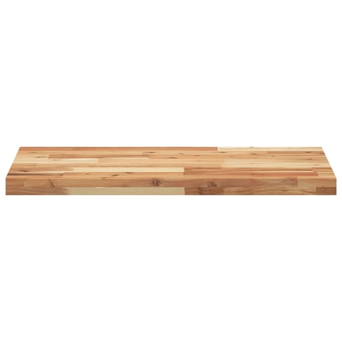 vidaXL - Wastafelblad - met - olieafwerking - 80x40x4 - cm - massief - acaciahout