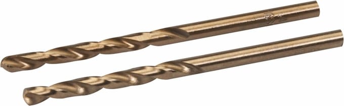 Silverline Metaalboor HSS-E - Cobalt - DIN388 - 4 mm - 2 Stuks