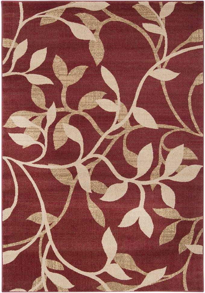 SURYA - BALSAM Traditioneel Boho Tapijt in BordeauxKleur