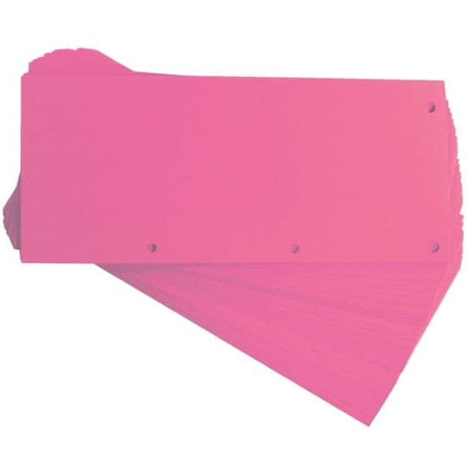 Scheidingsstrook Oxford duo 240x105mm roze 60 stuks