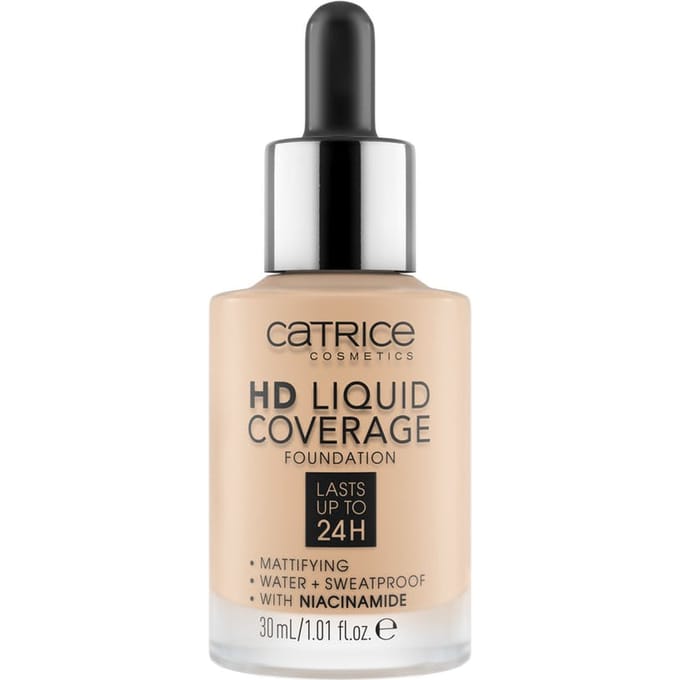 Foundations en Concealers Catrice Vloeibare foundation met HD-dekking