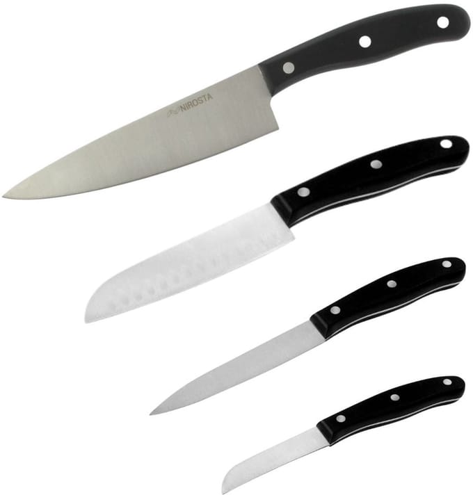 Set van 4 keukenmessen 20, 22, 26 en 31 cm Nirosta Fit
