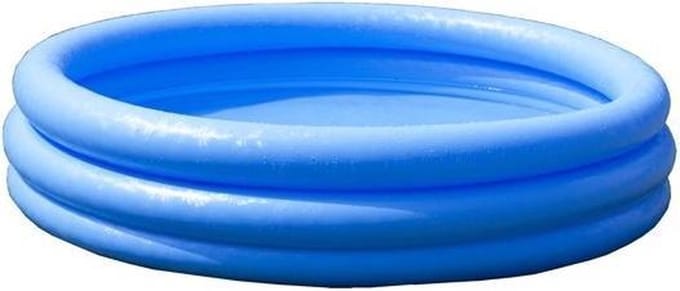 Intex blauw opblaasbaar zwembad (vanaf 3 jaar) - met reparatiesetje