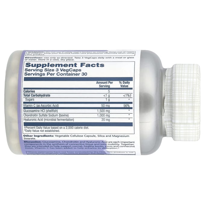 Glucosamine Chondroïtine Hyaluronzuur, Plantaardige Capsules 90 Tabletten