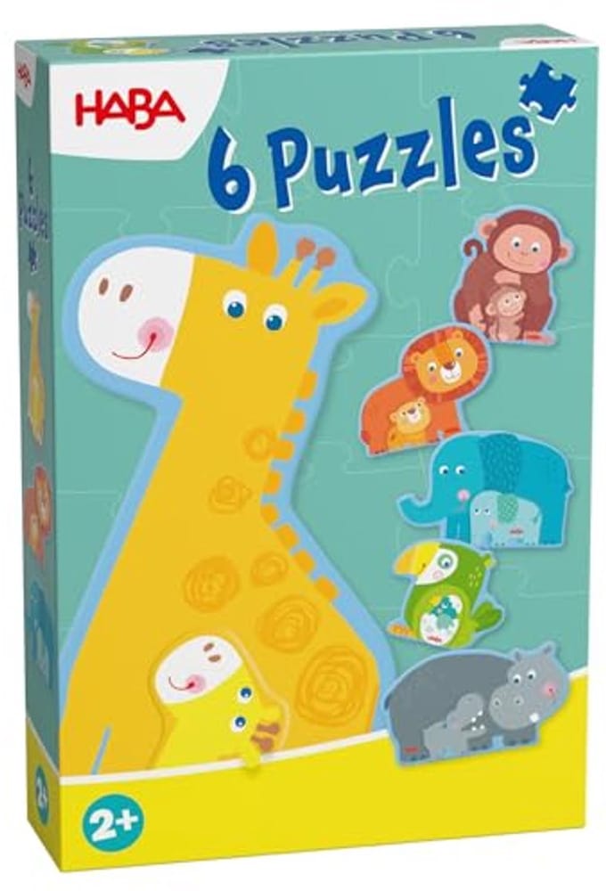 Haba | 6 Eerste Puzzels Dierlijke Familie
