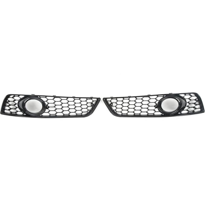 Set Mistlamprooster Covers Glanzend Zwart 8P0807682D Links Rechts Vervanging voor A3 8P 2009?2013 gray