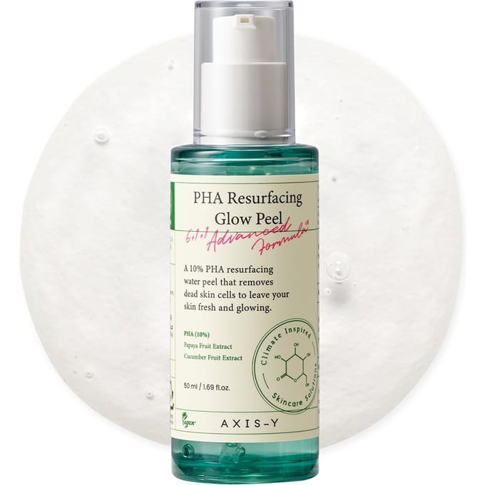 Axis-Y 6+1+1 PHA Resurfacing Glow Peel 50ml - Milde exfoliatie voor een stralende huid