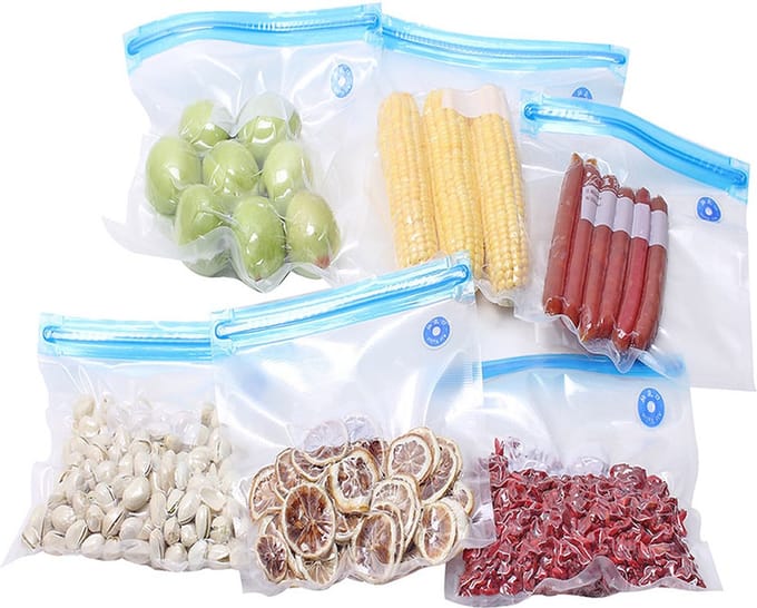Ziva Ziploc vacuümzakken met ventiel 26x34cm (25 stuks)
