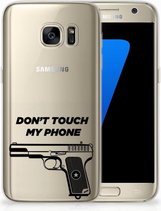 Samsung Galaxy S7 Silicone-hoesje Pistol DTMP