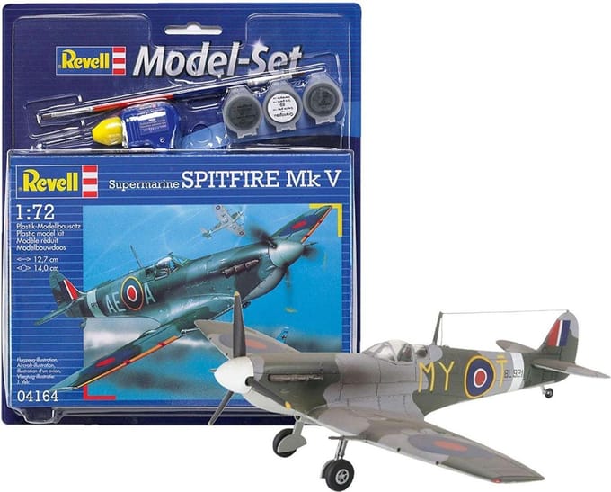 Revell Modelbouwpakket Militaire voertuigen - 64164 Spitfire Mk.V - Model Set Plastic - 1:72 - Modelbouw