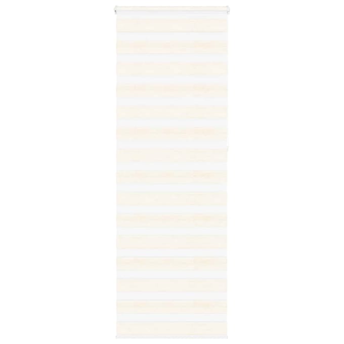 vidaXL - Zebra - Blind - 80x230 - cm - stofbreedte - 75,9 - cm - polyester - marmerbeige