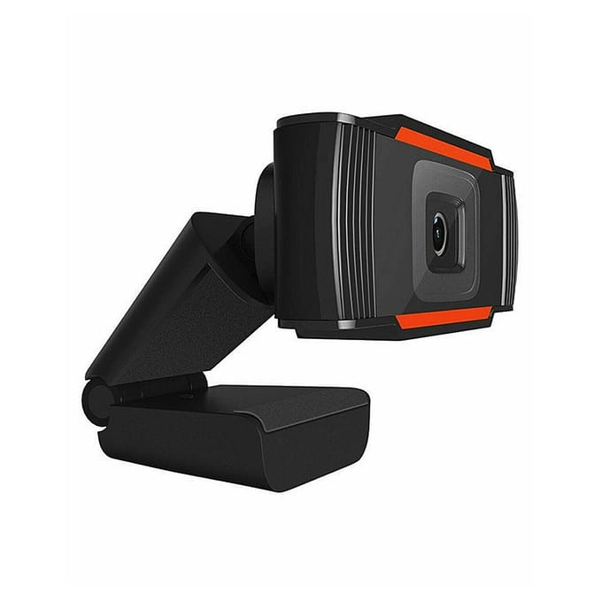 1080P 2MP Groothoek Webcam 30fps Autofocus Webcam Ruisonderdrukking MICROFOON Laptop Computer Camera zwart