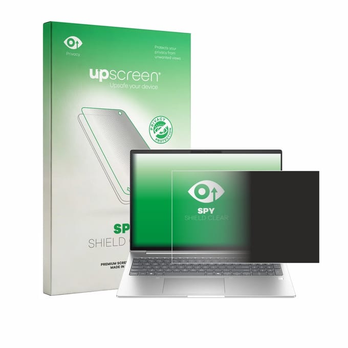 upscreen - privacy screenprotector voor HP EliteBook 6 G2i 16" - Folie Beschermfolie Blauwlichtfilter