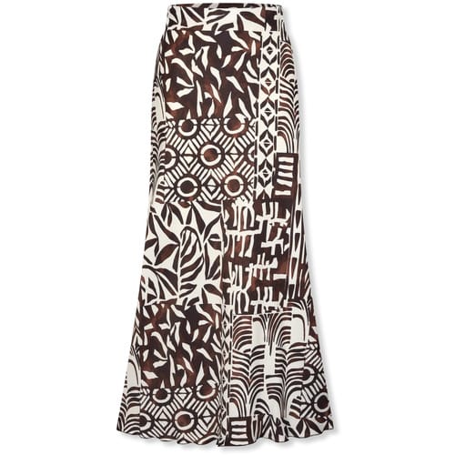 Lange rokken Helena Hart Rok Jay Vinty 7798 Etnic Choco