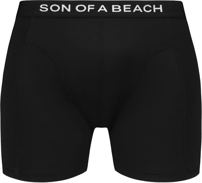 Son of a beach heren boxershort - sneldrogend - polyester - zwart - maat M