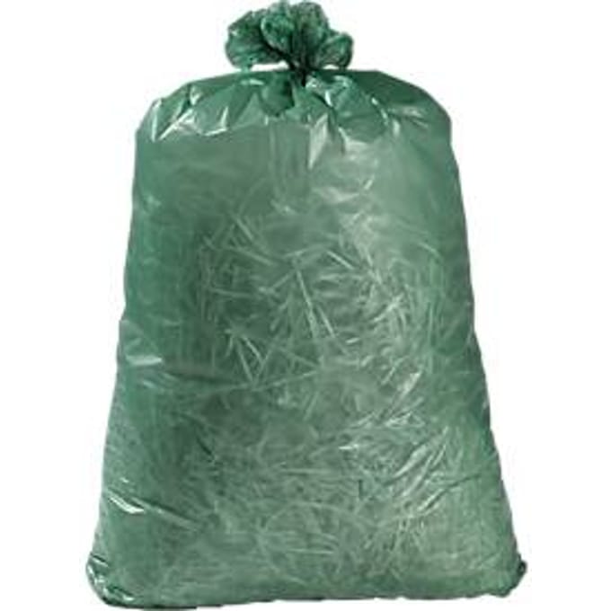 Afvalzakken - HDPE - 70 liter - 23 micron - groen- 250 stuks