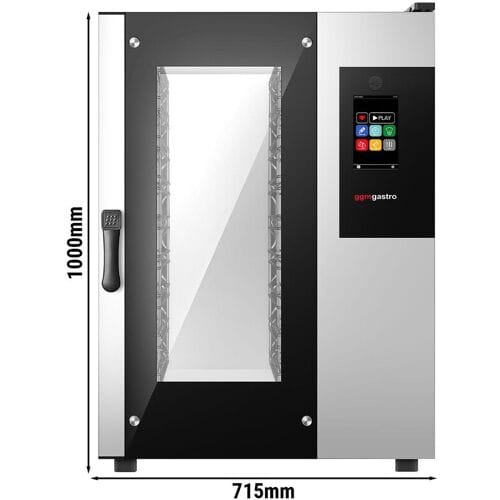 GGM Gastro Kombidämpfer - Touch - 10x GN 1/1 - inkl. Waschsystem & Temperaturfühler