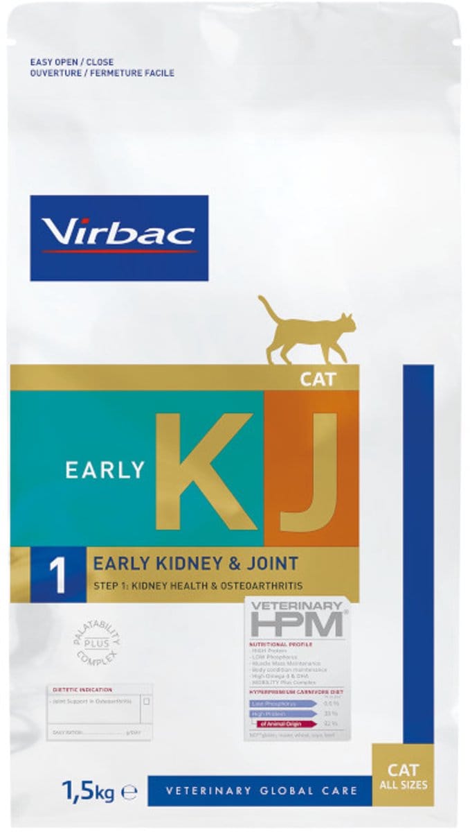 Veterinary HPM Dietetic Cat - Early Kidney & Joint - 1,5 kg