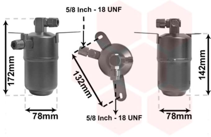 Van Wezel - AIRCO DROGER VOOR MERCEDES BENZ E-CLASS W210 1995-1999 2108300383