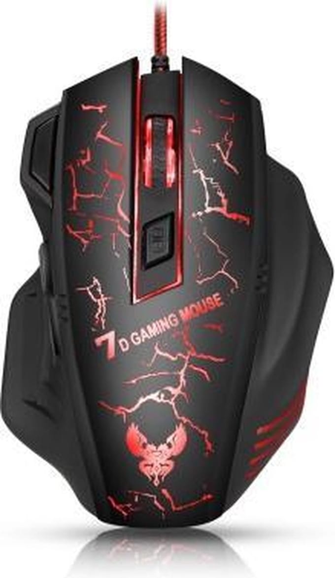 X7 Professionele verlichtende gaming muis voor Computer PC Laptop
