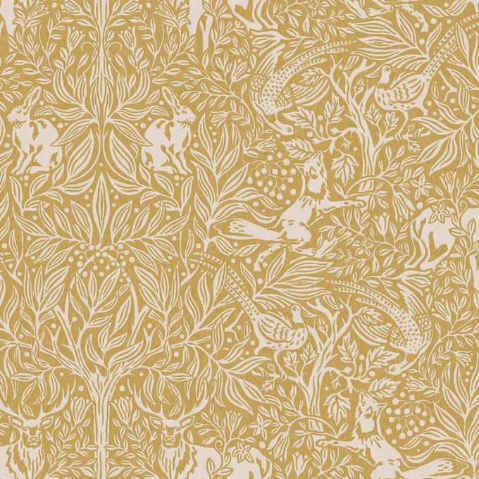 Boråstapeter Vliesbehang 2048 - New Heritage - Botanisch Geel - 53cm x 10.05m