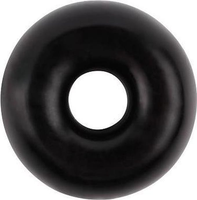 GK Power - Fat O Cockring - Rekbaar - Zwart 59 mm