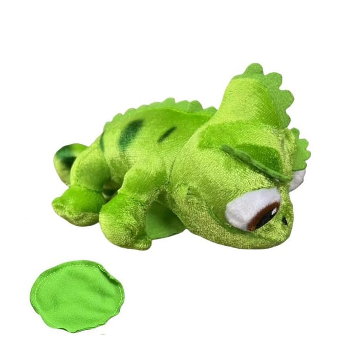 15cm Pascal Rapunzel Kameleon Pluche Pop Zacht Knuffeldier Speelgoed Kinderen Cadeau Schouder Pluche 15cm lichtgroene kleur