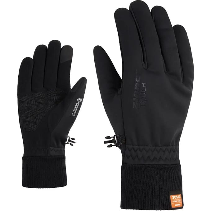 Ziener Idaho Ws Touch Gore-tex Infinium™ Windstopper® Handschoenen Zwart 6.5