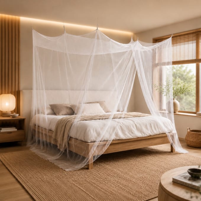 Klamboe Rechthoek met Deur 200x200x220cm