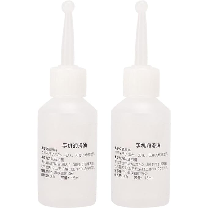 2 stuks Tandheelkundige Handstuk Smeermiddel Olie voor Tandarts Handstuk Accessoire white