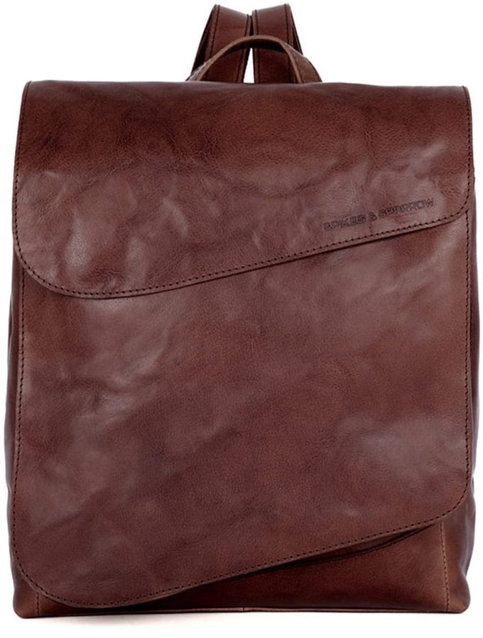 Leren Rugzak - 13.3 inch - Tina - Donkerbruin