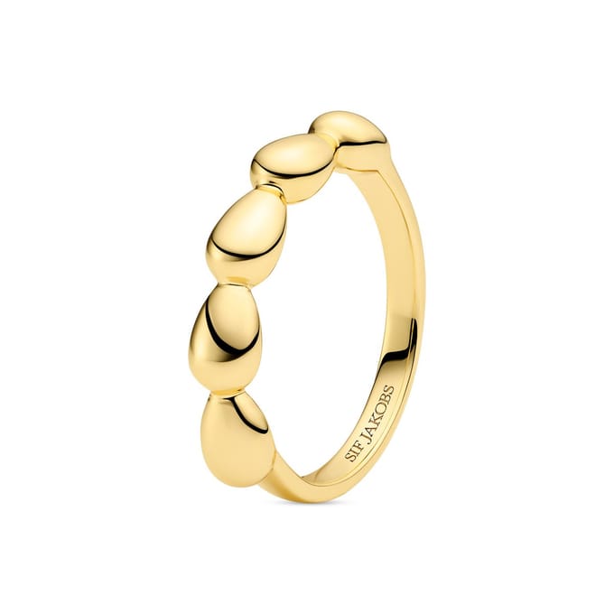 Sif Jakobs Goccia Dames Ring 925 Sterling Silver - Goud - 17.25 mm / maat 54