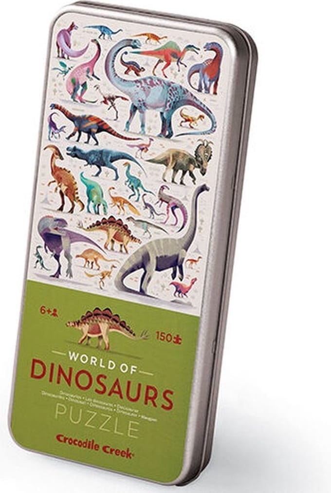 Crocodile Creek Puzzel World of Dinosaurs - 150 stukjes