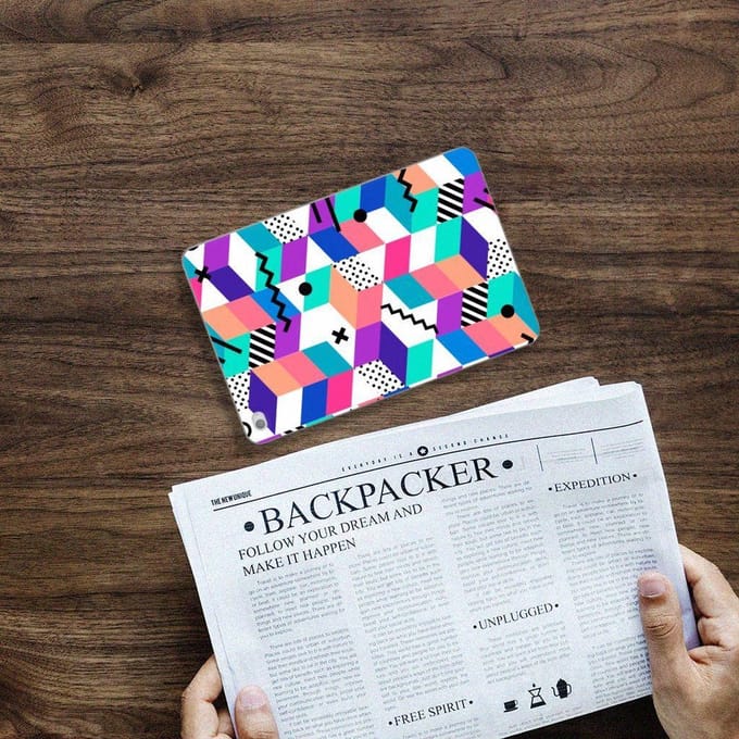 Apple iPad Mini 4 | Mini 5 (2019) Back Cover Blokken Kleurrijk