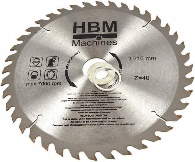 HBM 210 x 36T cirkelzaagblad voor hout - ASGAT 30 mm
