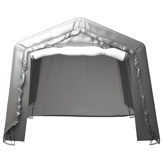vidaXL - Opslagtent - 300x300 - cm - staal - grijs