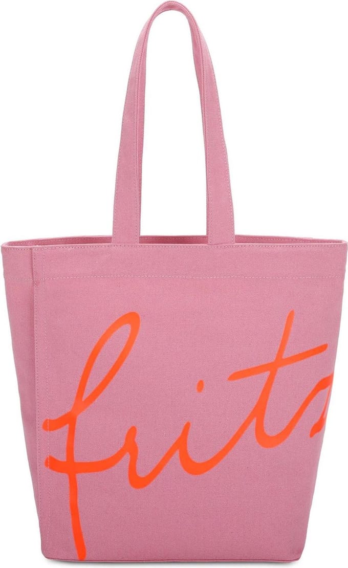 Fritzi aus Preußen Schoudertas Canvas Easy04 Shopper Bubble Oud roze