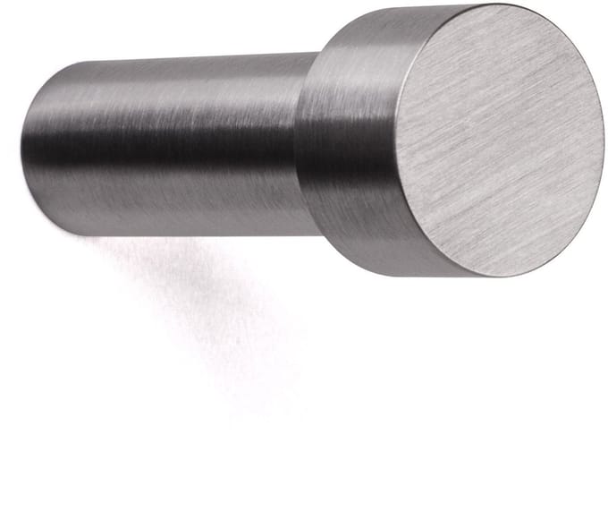 SOTECH kapstokhaak Tuula RVS geborsteld lengte: 50 mm incl. bevestigingsset