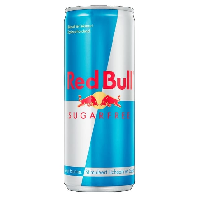 Energiedrank Red Bull sugarfree blik 250 ml