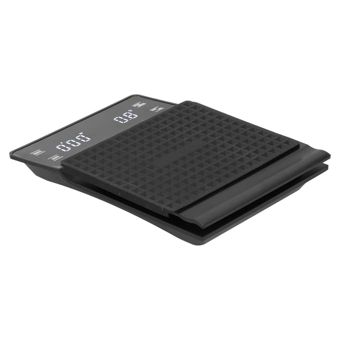 Digitale Koffieweegschaal met Timerfunctie Elektronische Hoge Precisie LED-Display Voedselweegschaal black