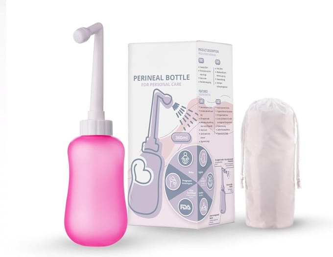Peri Bottle - Vaginadouche - Anale Douche - Post Partum - Draagbaar Bidet