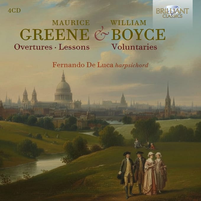 Fernando De Luca - Greene: Overtures, Lessons & Voluntaries (4 CD)