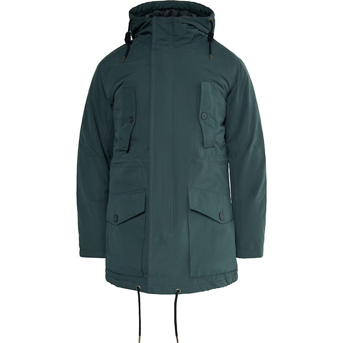 Mo Gewatteerde anorak Heren Houtskool