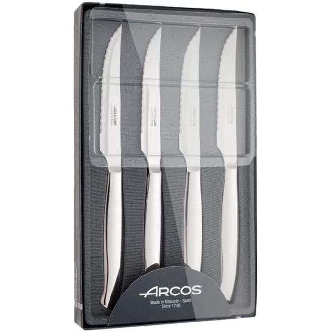 Messenset - Arcos - 378400 - Roestvrij staal - 11 cm mes - 4 stuks