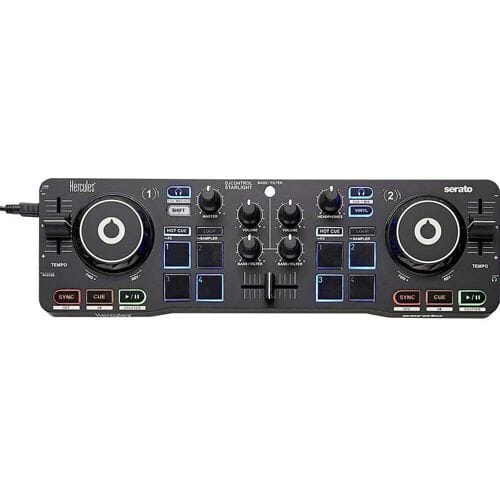 Hercules DJControl Starlight - DJ controller met Serato DJ Lite - 2 Decks & 8 RGB Pads