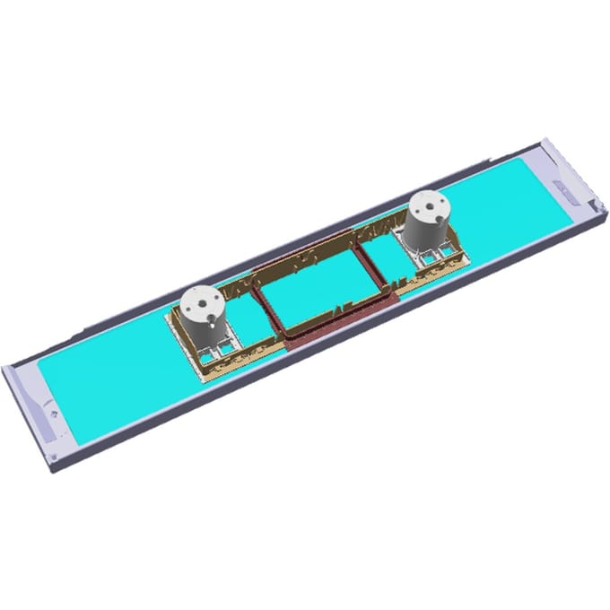 AEG controlepaneel, inox 140234749012