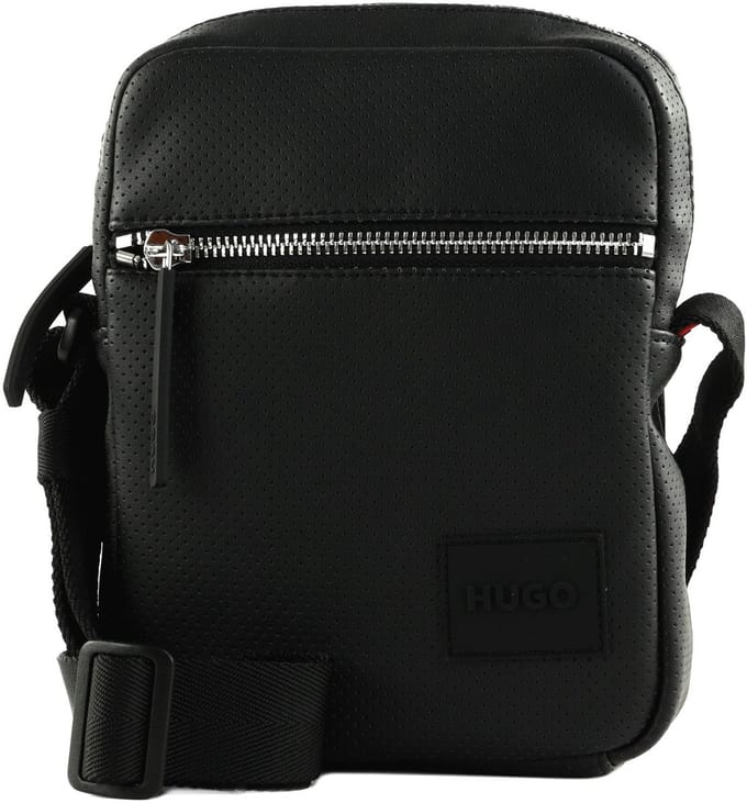 HUGO Schoudertas Ethon 2.0L NS Zip Bag Black Zwart