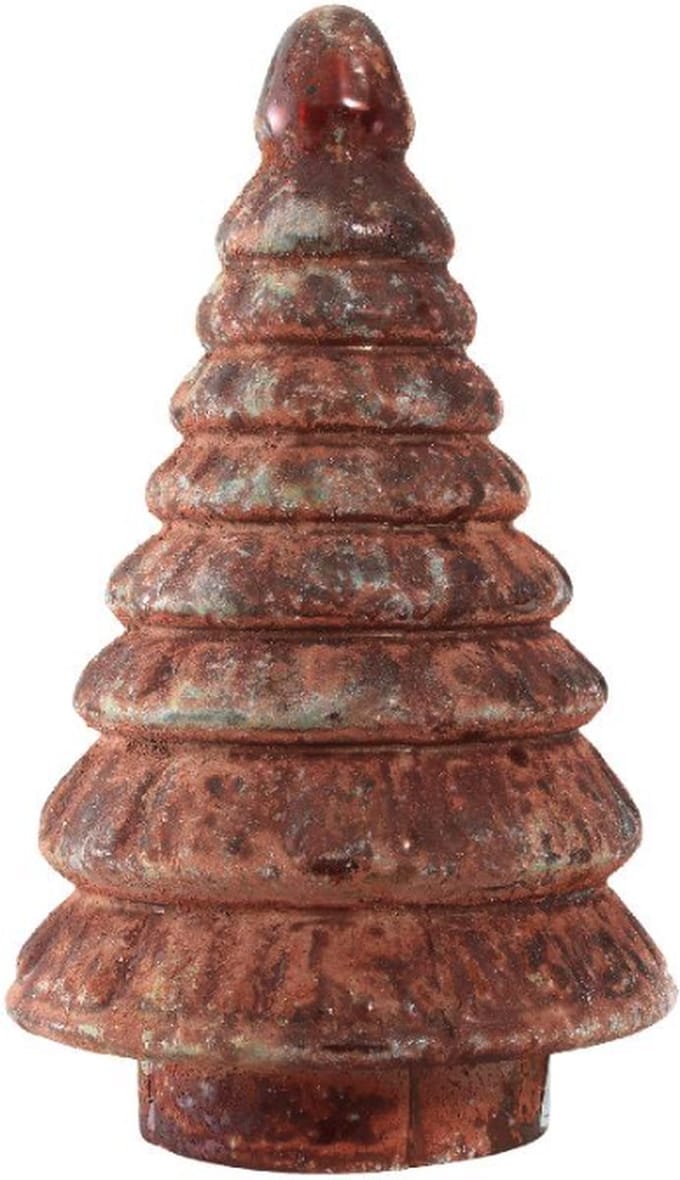 PTMD - XMAS Simon copper rust glass tree- L