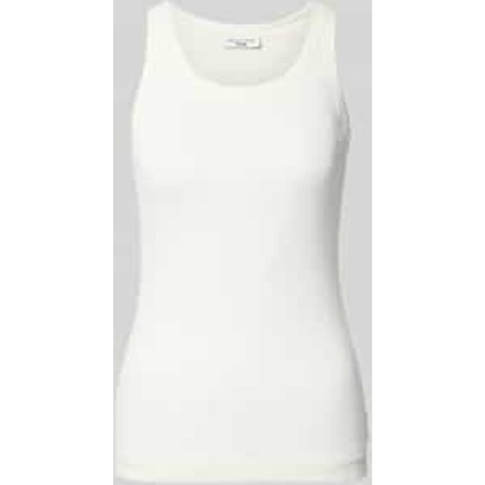 Slim fit tanktop van katoenmix